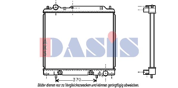 AKS DASIS Radiators, Motora dzesēšanas sistēma 140640N